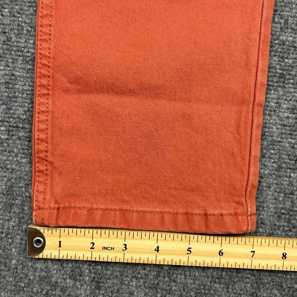 Levis 511 Slim Jeans Mens 32x32 Etruscan Red (Orange) Stretch Twill Pants